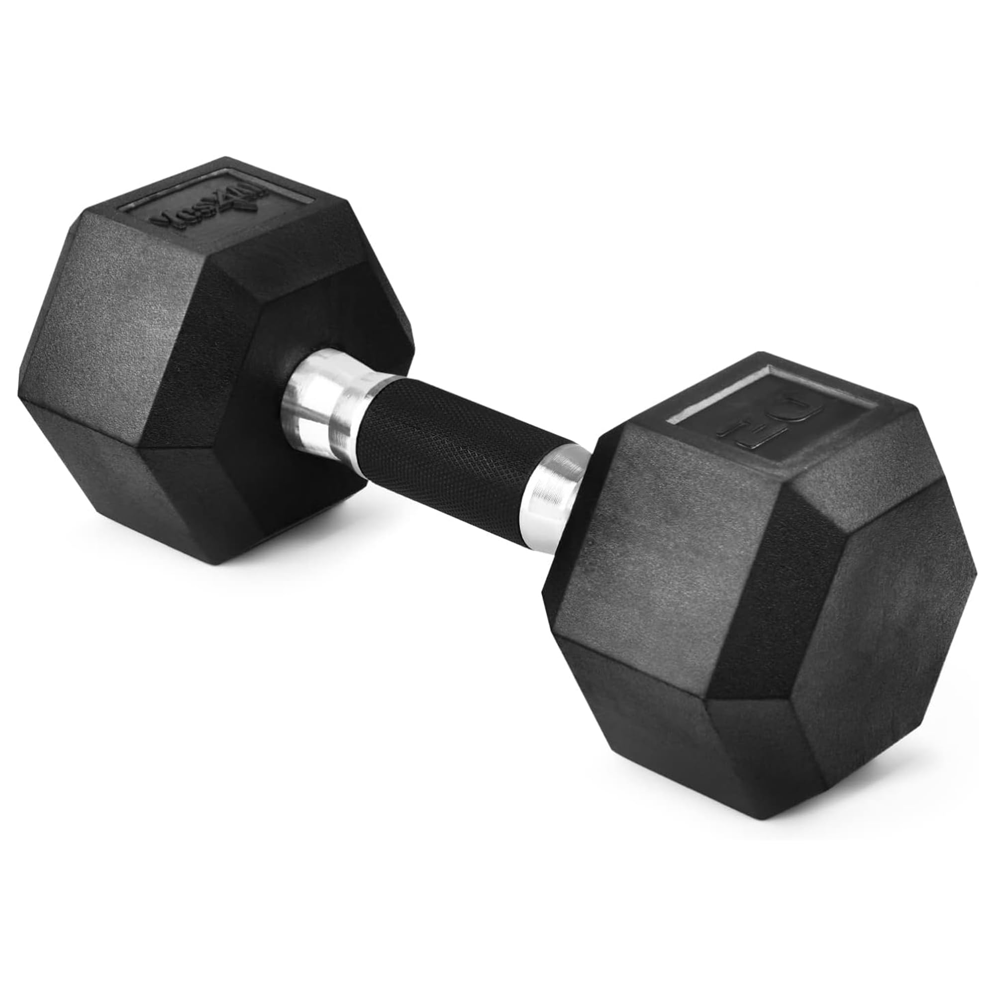 Yes4All Hex Dumbbell Rubber Grip - Premium heavy weight Dumbbell - 20lbs