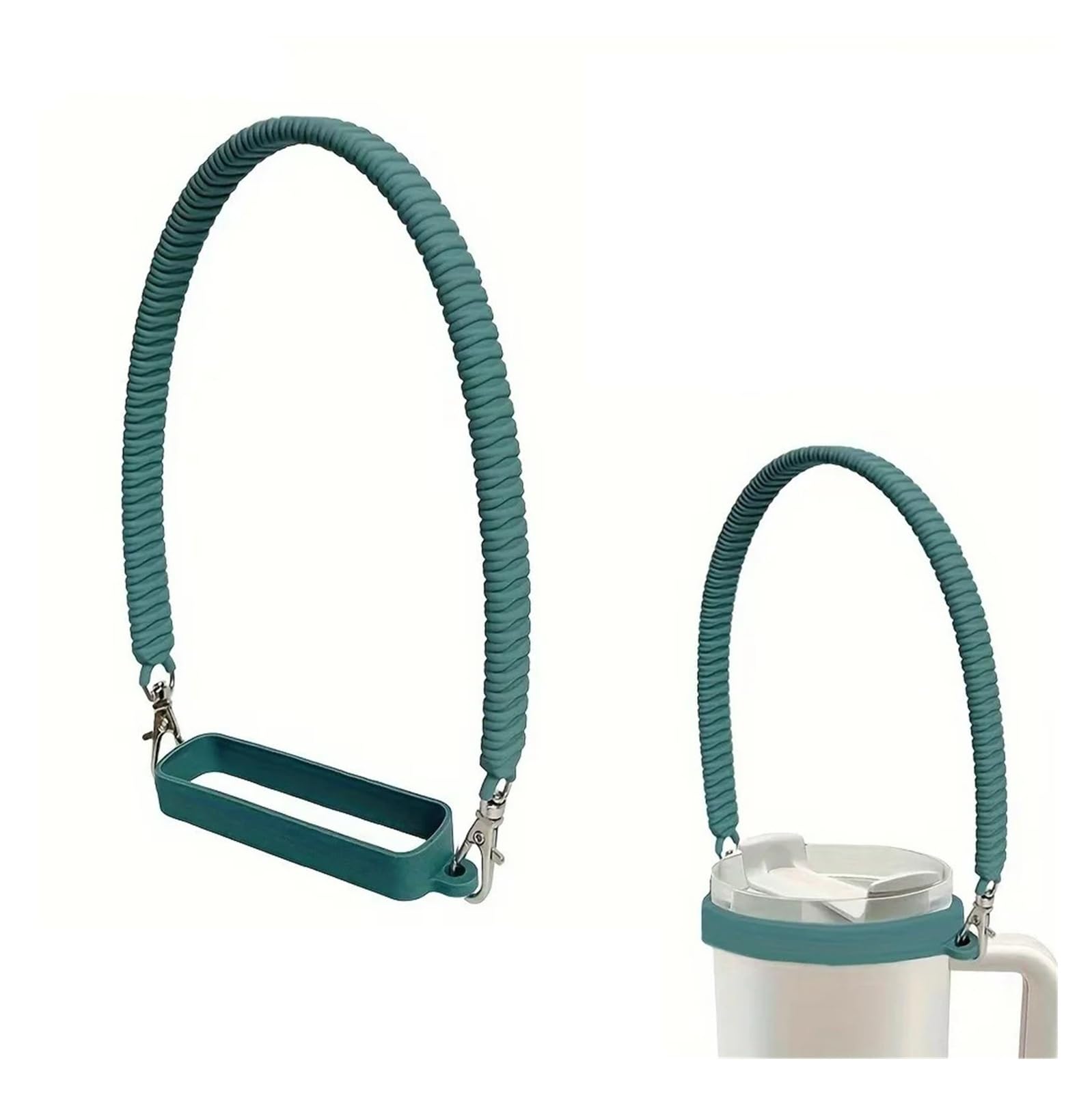 GHHZML Water Bottle Clip Water Bottle Handle Sling Carrier Holder Strap Soft Silicone For Most 8-40oz Bottles For Cup Accessories