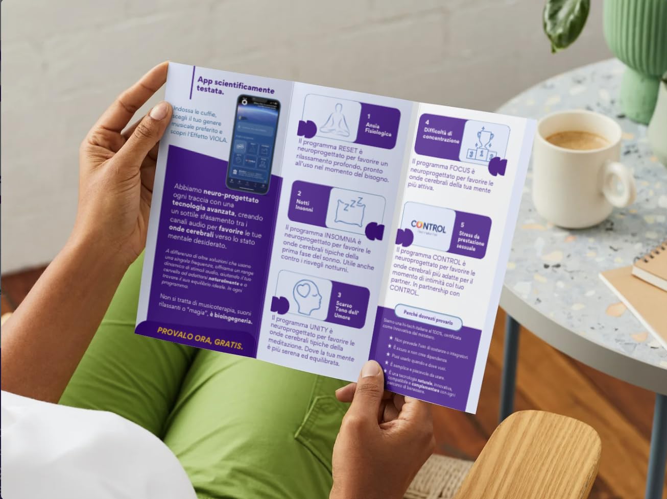 Effetto VIOLA brochure per affiliati