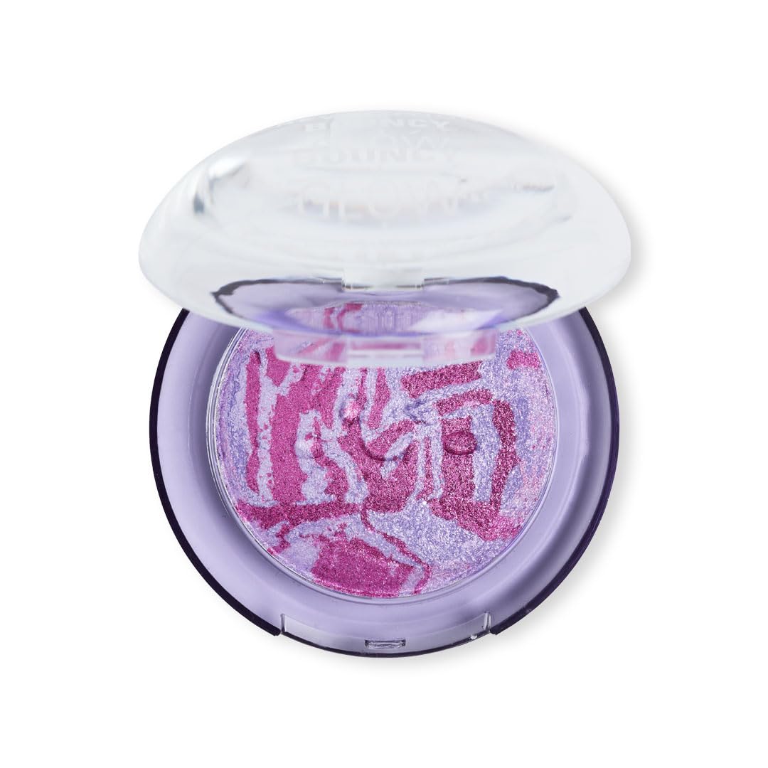Makeup Revolution Bouncy Glow Highlighter - Twilight | Soft Focus Face Highlighter Makeup | Buildable Shimmer Glow | Blurring Illuminating Powder Highlighter | Lightweight & Blendable | 8g-image-12