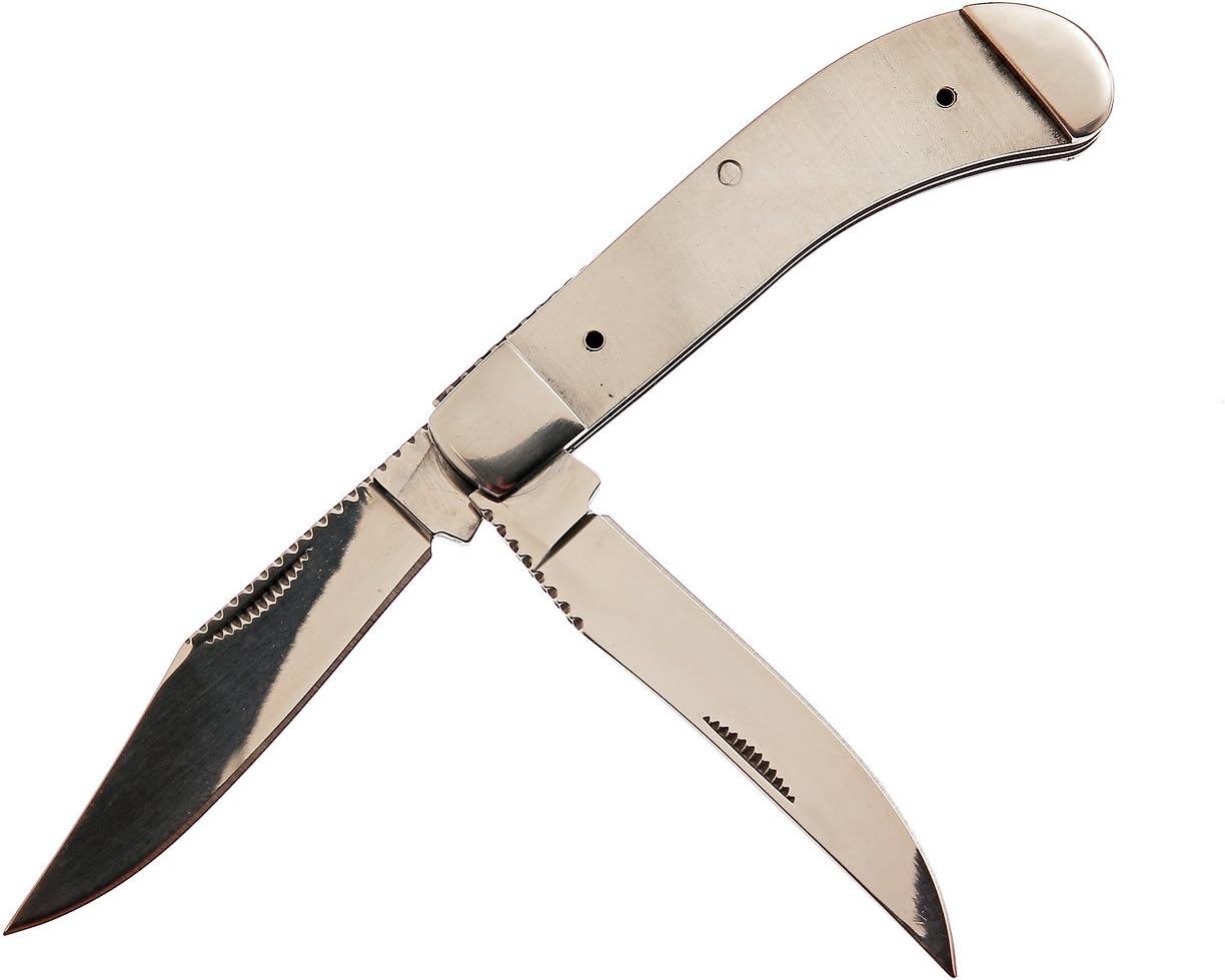 Premium S Series Make a Knife SM83 Knife Making Blank Trapper Folder