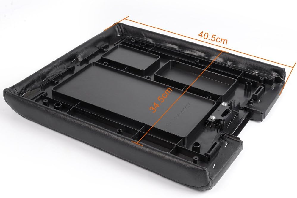 GRAND ORANGE Center Console Lid Arm Rest Latch Compatible with Chevy Silverado Avalanche 07-13 /Fit GMC Sierra Yukon GM Part 07-13 20864154