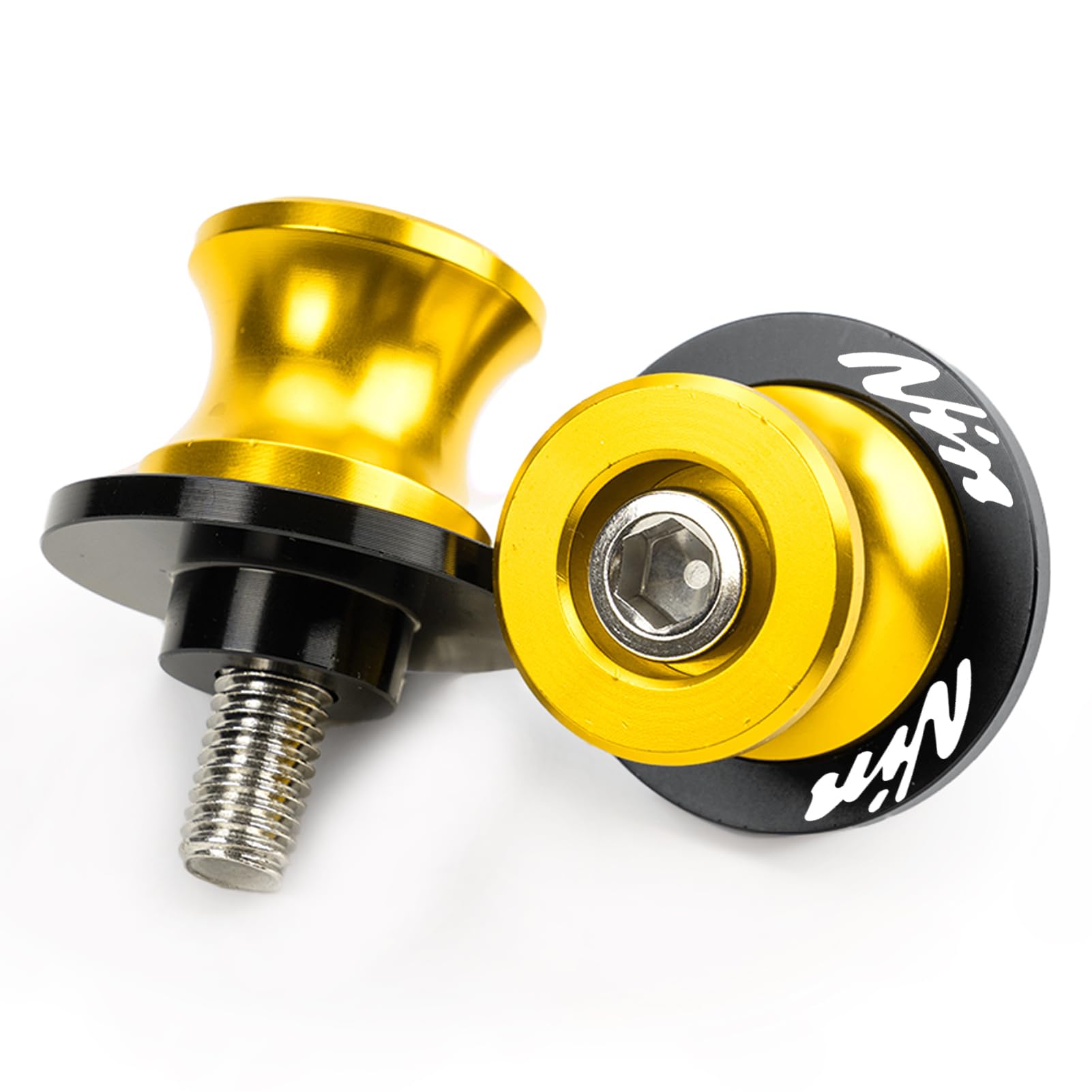 Motorcycle Swingarm Spools For Ninja 500 650 ZX6R ZX10R ZX4RR Gold