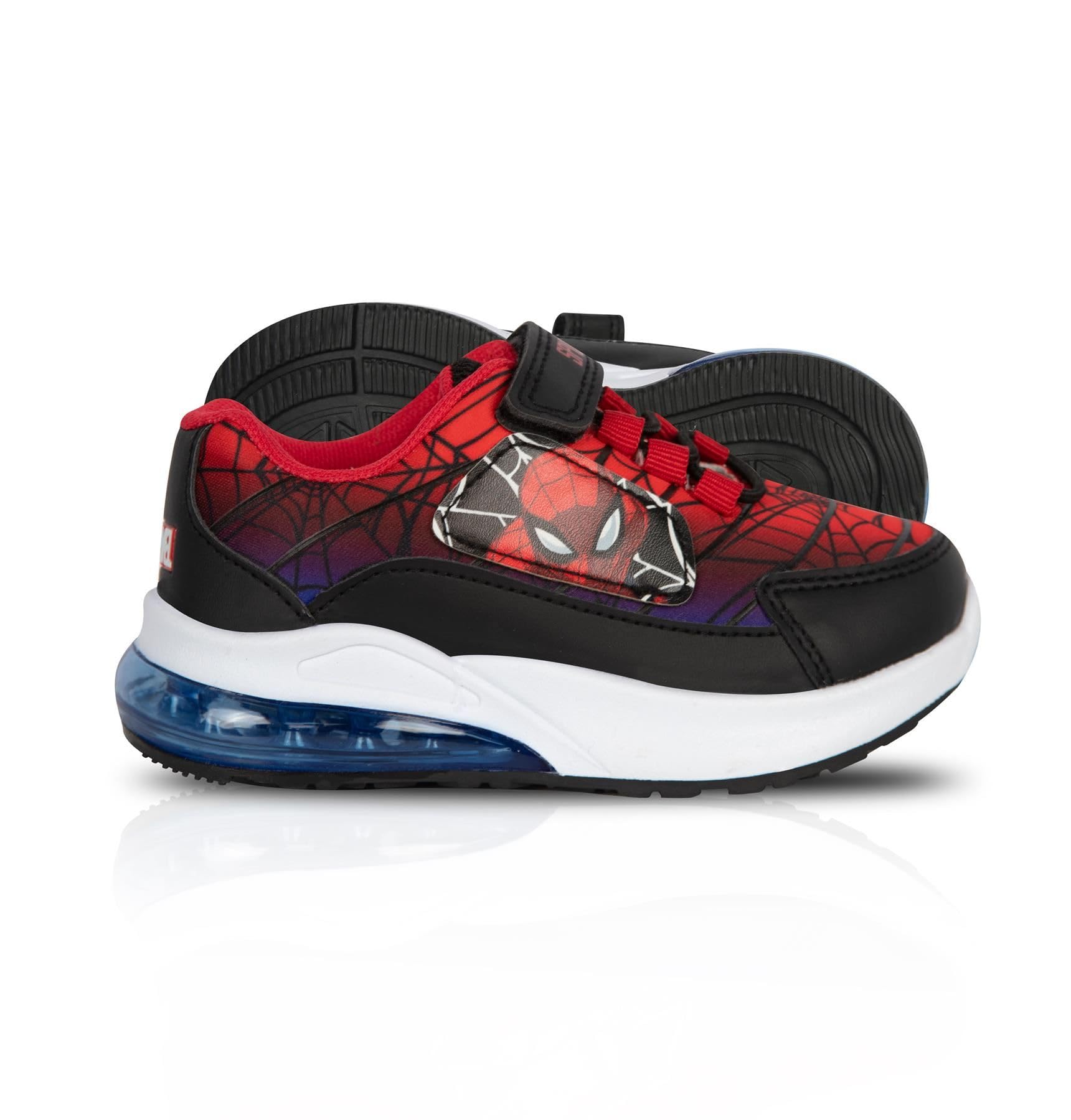 Scarpe da ginnastica Spiderman Deboss per bambini con licenza ufficiale, durevoli, eleganti, comode, leggere, antiscivolo, per festival, feste, incredibili avventure da indossare tutti i giorni per