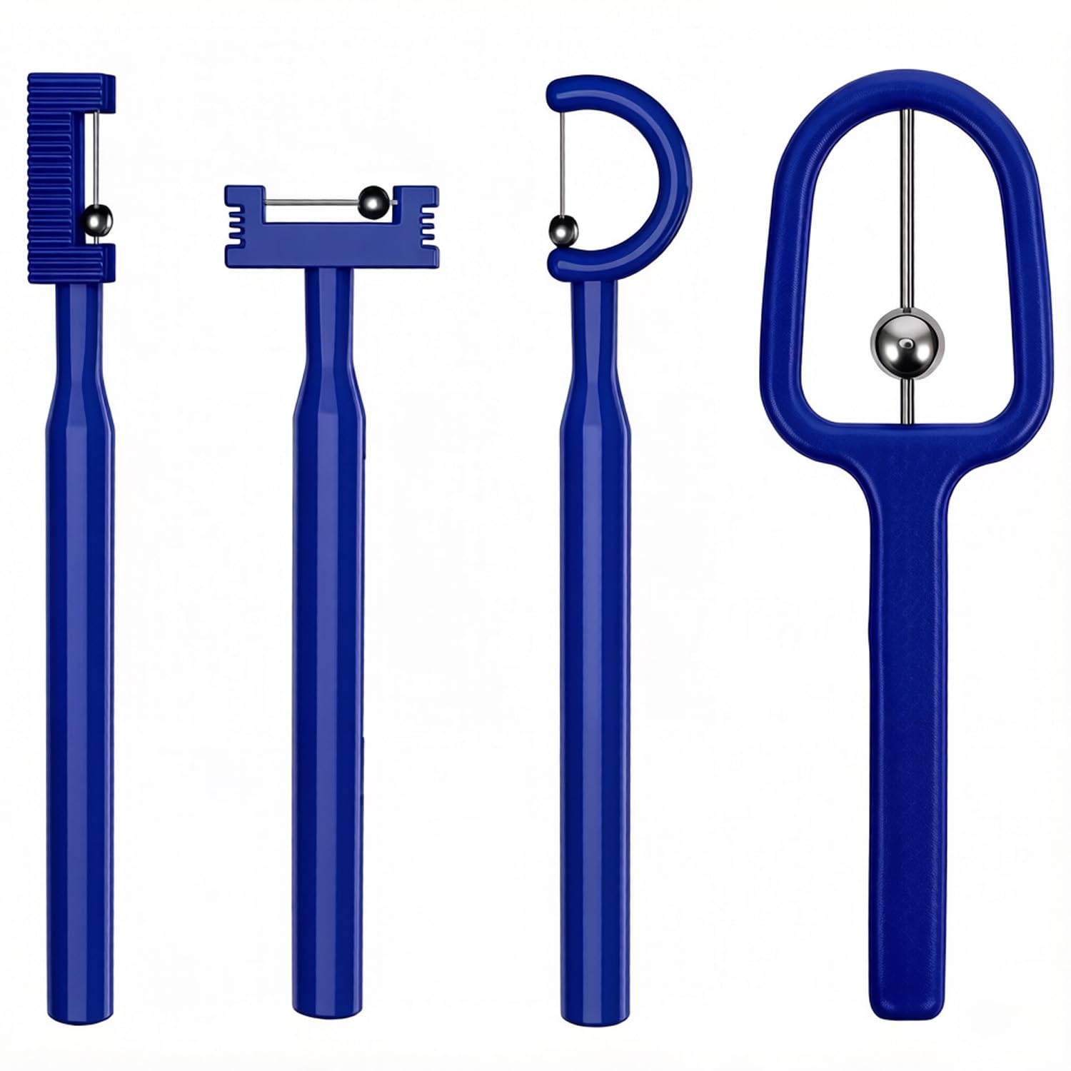 Speech Therapy Tools for Kids Speech Therapy Toys for Kids Speech Gears Oral Kit Tongue Muscle Training Tools Stainless Steel Oral Exercise Tongue Tip Training Kit for Speech Practice 4 Pcs-image-23
