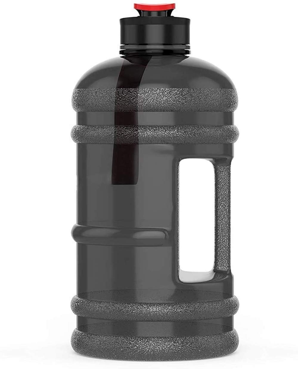 Botella De Agua De 2,2 Litros - Botella De Agua Fitness Ahora Con Tapa Fácil De Beber - Durable Y Extra Fuerte - Sin Bpa - Ideal Para Gimnasio, Dieta, Culturismo, Deportes Al Aire Libre, Senderismo Y