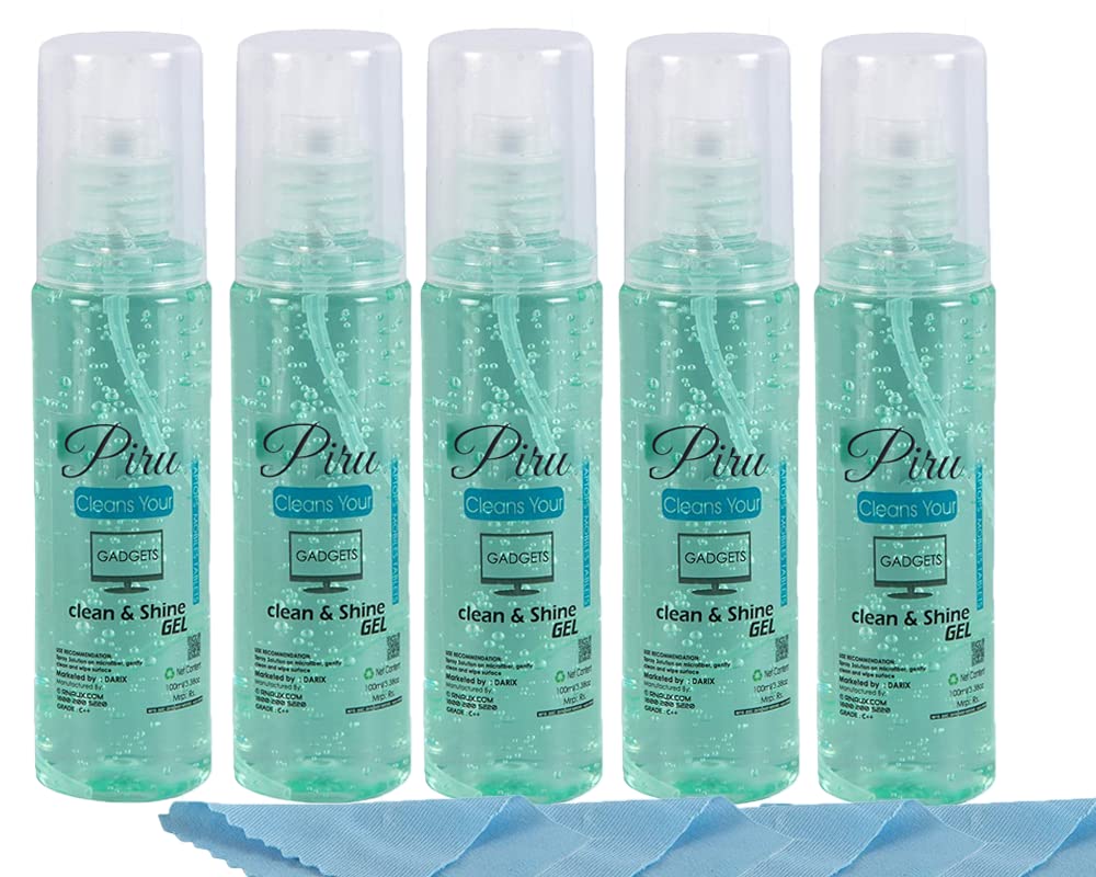 PIRU Darix Clean & Shine Gel Multi-Purpose Screen Cleaning Kit for Mobile Laptop , Computer, Camera (Pack of 5) (B08W9F4WKX) Amazon Price History, Amazon Price Tracker