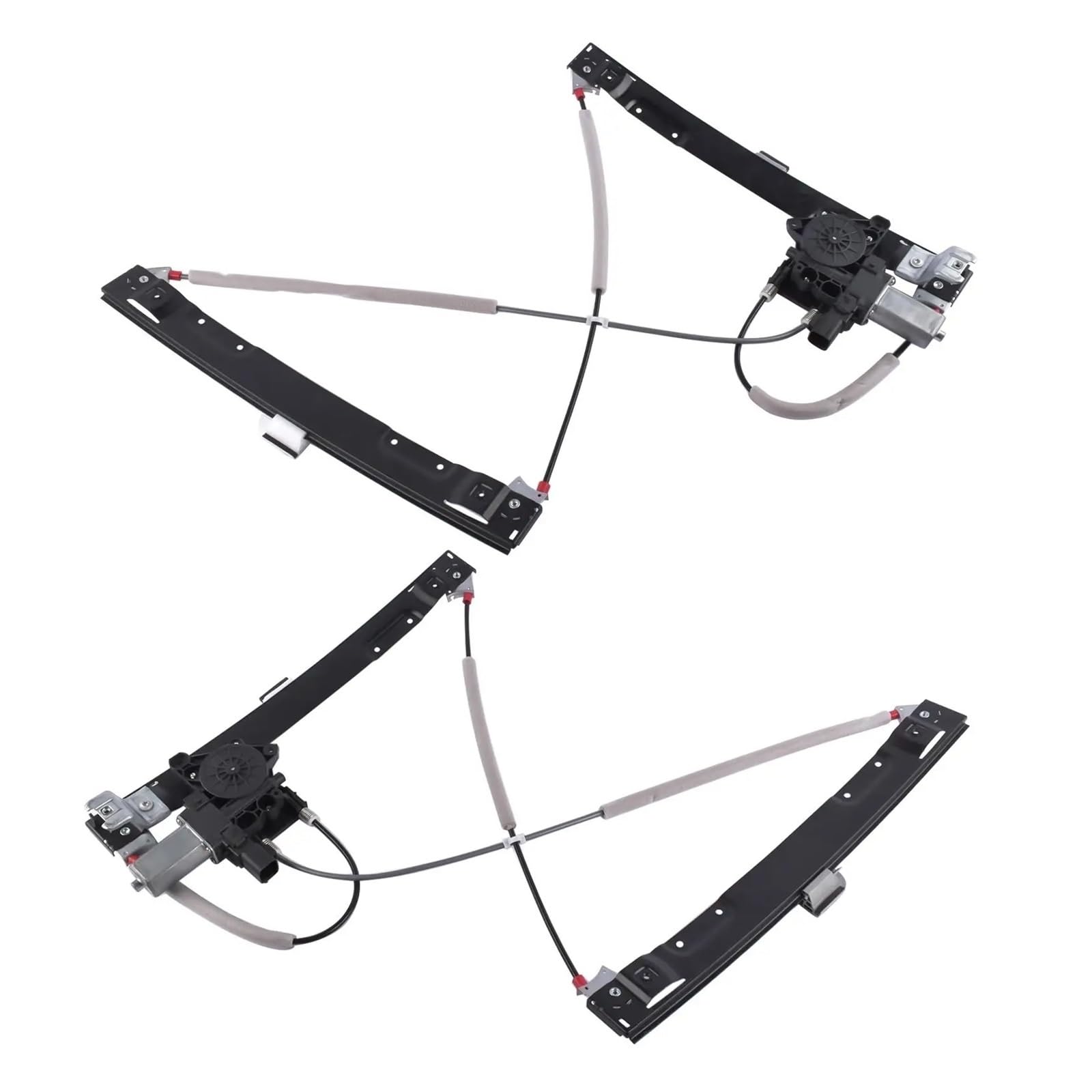 Mamefvbb One Color Window Regulator Slider Clips For Jaguar For Xf Cc9 2012-2015 For Xf X250 2008-2015 Front Left Right Window Regulator With Motor C2z31201 C2z31200