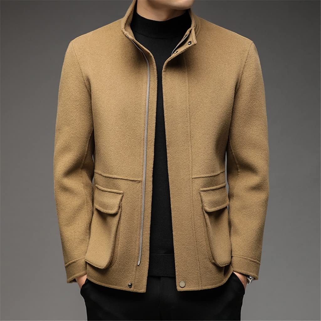 Amazon.com: YMGSCC Men's Autumn and Winter Solid Color Jacket