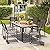 Homall 7 Pieces Patio Dining Set Outdoor Furniture with 6 Stackable Textilene Chairs and Large Table for Yard, Garden, Porch and Poolside, Grey
