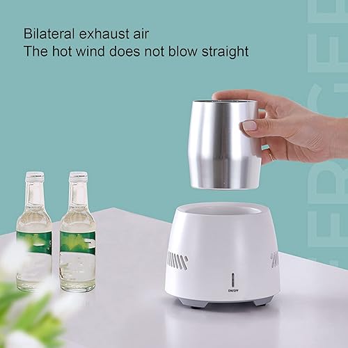 Miniatura 4 de Enfriador eléctrico de 11.8 fl oz para bebidas, portátil, mini taza de enfriamiento, enfriador de bebidas eléctrico de verano, enfriador de bebidas