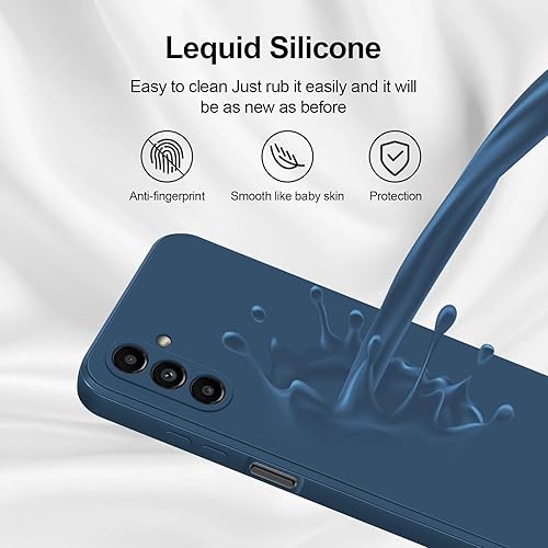 Miniatura 4 de GiiYoon Funda de silicona compatible con Samsung Galaxy A13 5GA04S, funda de cuerpo completo sedosa y suave al tacto con protección de cámara, funda
