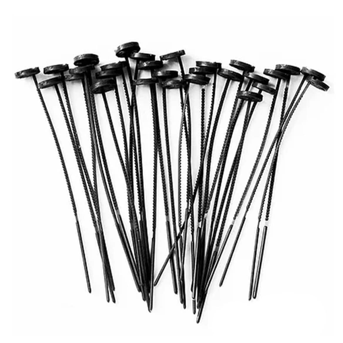 No Sew Buttons for Quick Clothing Repairs, Quick Button Fastening Tool, No-Sew Button Fastening Tool, (Black, 30 Pieces)