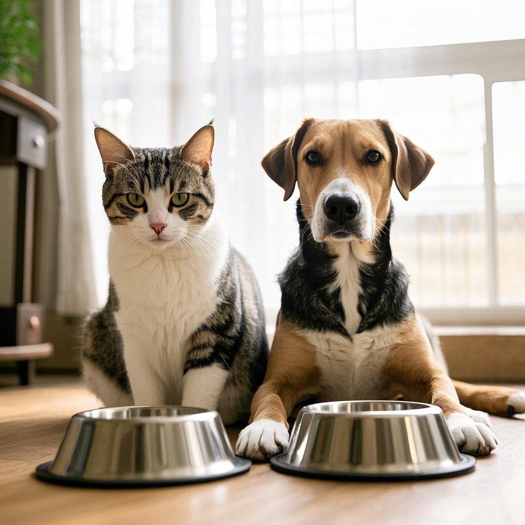 NAJOR Cuenco de acero inoxidable para perros, juego de 2 cuencos de comida para perros, cuenco antideslizante para mascotas y cuenco de agua, capacidad para hasta 32 onzas/4 tazas. Elección perfecta