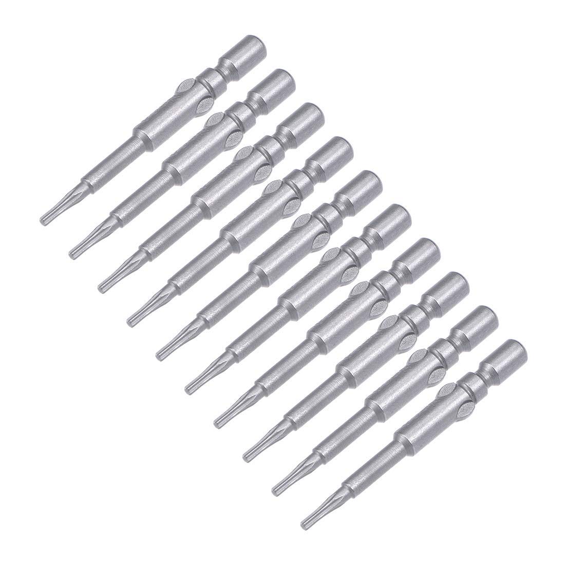 Auniwaig Magnetische Torx-Schraubendreher-Bits T4 – 10 Stück, S2 Stahl, 40mm Lang, 4mm Schaft