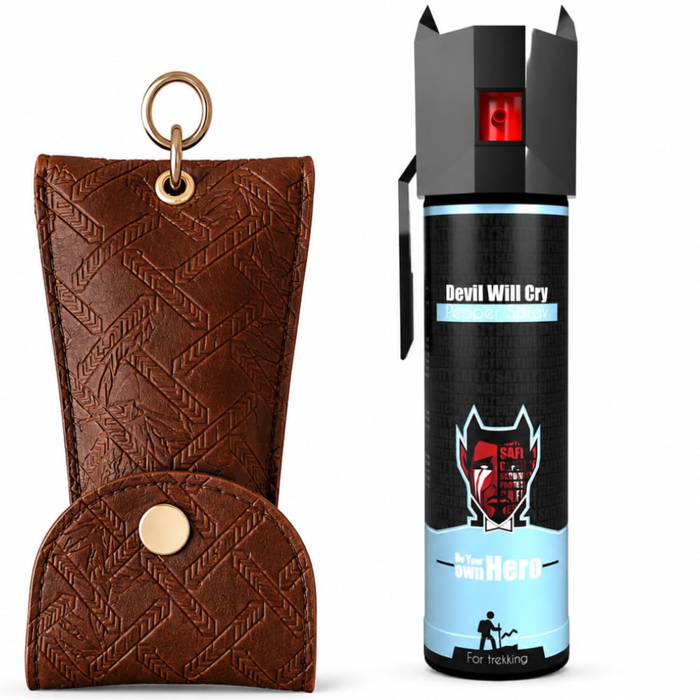 Big International Pepper Spray 110 ml Strongest Best Pepper Spray DEVIL WILL CRY Police Grade (Pack of 1)-image-0