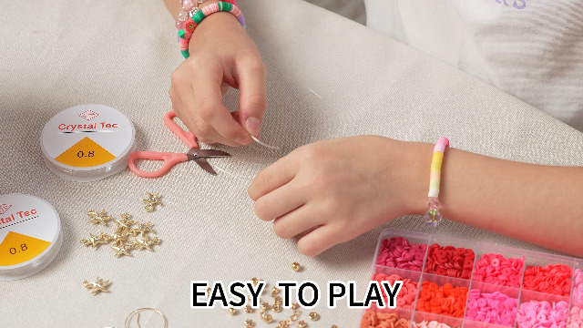 Amazon.com: XMZCOLA Clay Beads Bracelet Making Kit, 144 Colors