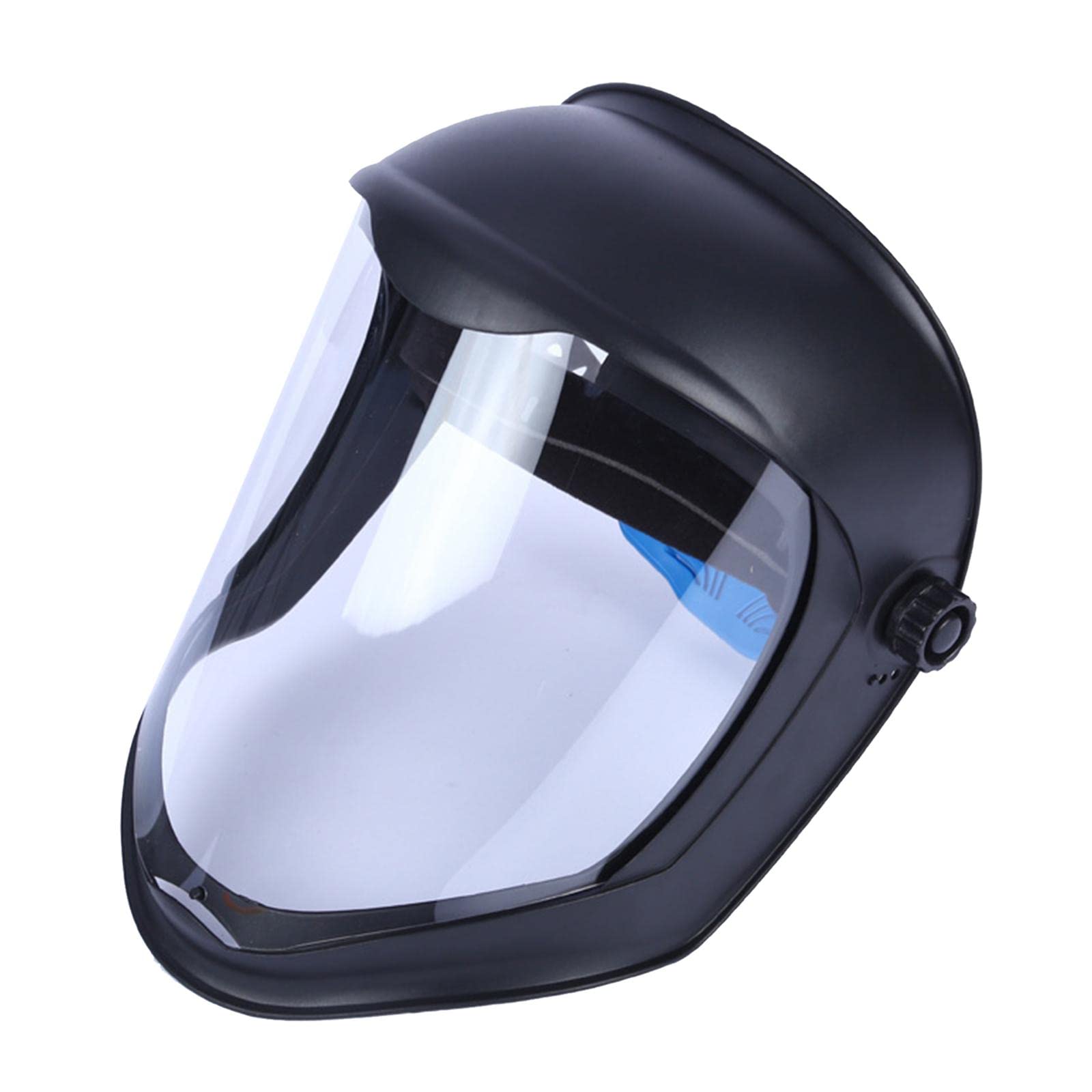 Harilla Visage Bouclier Casque w/Visière Claire À Cliquet Sécurité Broyage, dans supérieur, Masque Double Bandeau