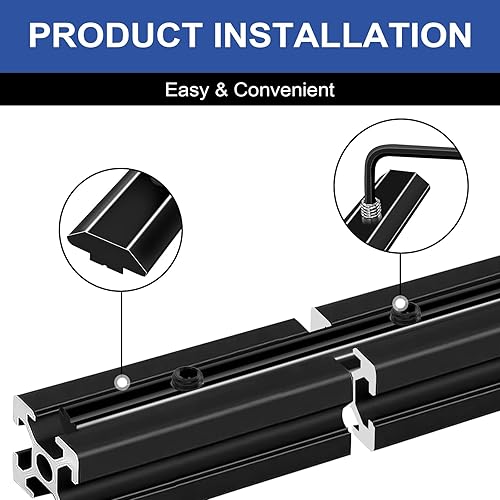 Miniatura 196 de 10 unids 2020 placa de extrusión de aluminio conector esquina L soporte 8020 V ranura hardware ranura T accesorios con tuercas en T y tornillos