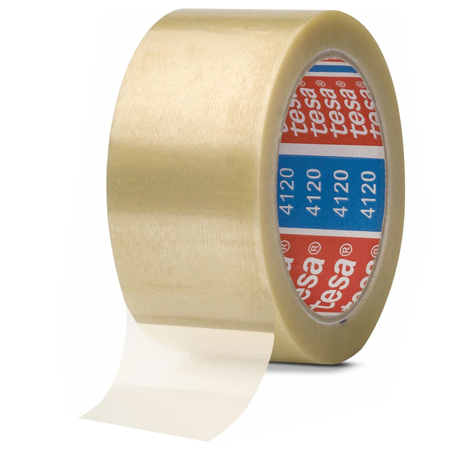 36 Rollen PVC-Klebeband 35µm | tesa 4120 | 50mm × 66m | Naturkautschuk | transparent