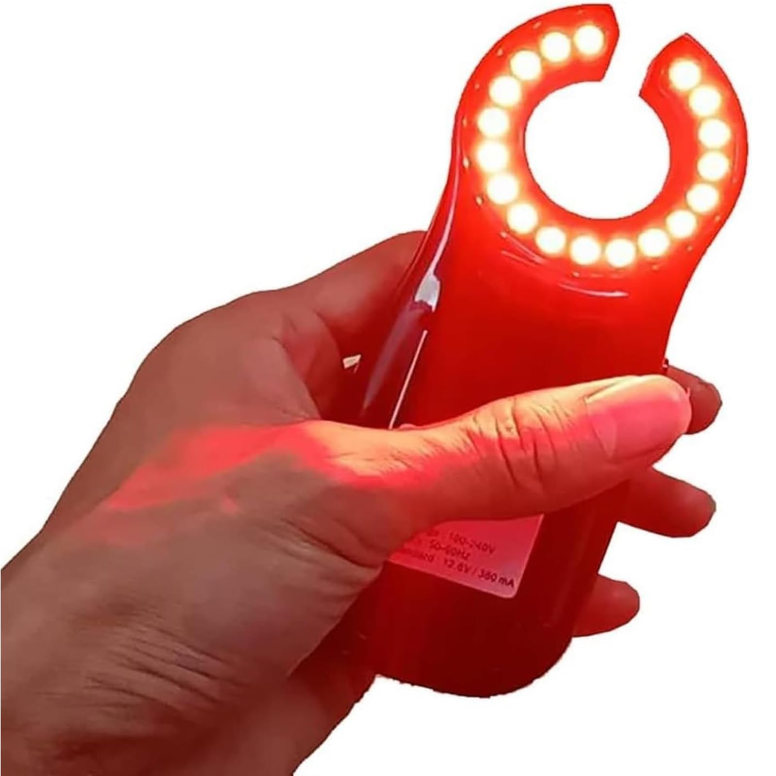Rilevatore di vene portatile e portatile, rilevatore di vene ricaricabile, localizzatore di vene con 18 LED, rilevamento efficiente e display chiaro, per qualsiasi colore di pelle e tutte le età