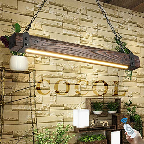 Preisvergleich Produktbild LED Retro Pendelleuchte Restaurant Beleuchtung Hängelampe Dimmbar Mit Fernbedienung Pendellampe Bar Wohnzimmer Dekoration Hängeleuchte Decke Kronleuchter Scheinwerfer