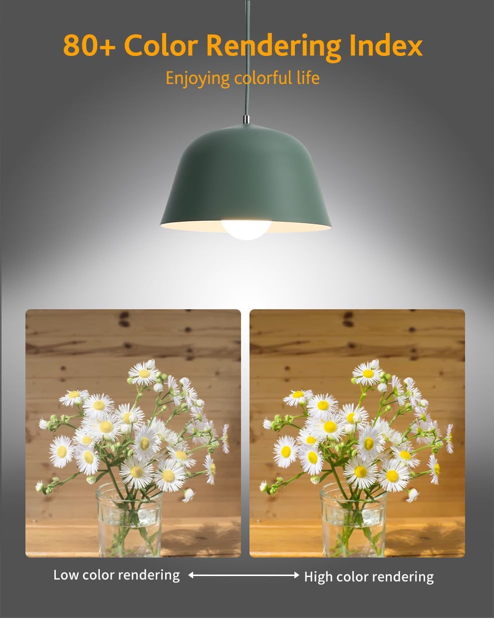 KLED LED Vintage Edison Bulb, Dimmable, G30 G95 4W (40W Equivalent), LED Filament Bulb, 350 Lumen, 2200K (Warm White), Medium Base E26, Pineapple Bulb, UL-Listed, 6 Pack