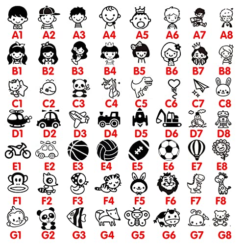 Stempel Kiddo Namensstempel Kinder Textil Wasserfest, Kinder Namen Stempel Kleidung, Waschmaschinenfest Textilstempel Personalisiert