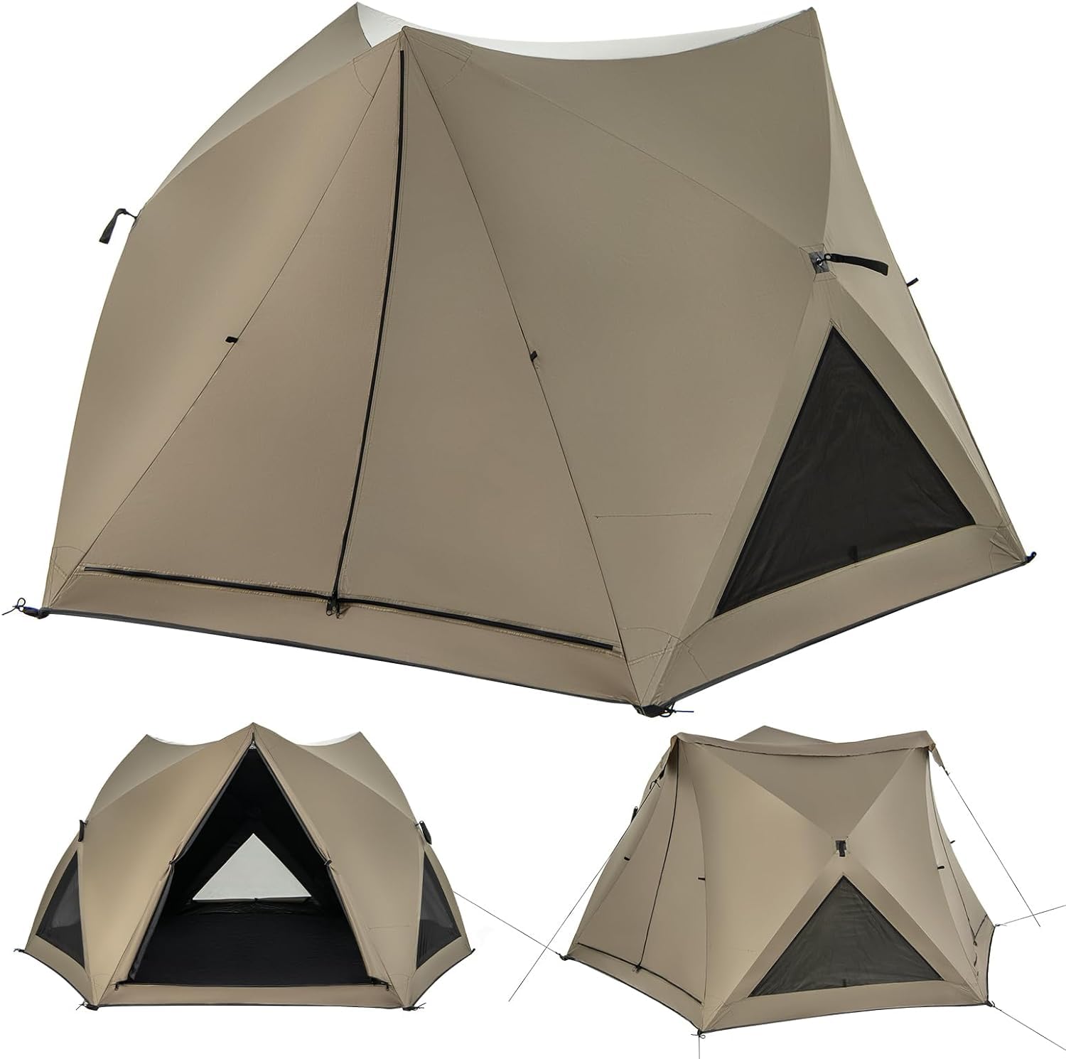 Amazon.com : 4-6 Person Dome Instant Tent Pop Up Camping Tent with