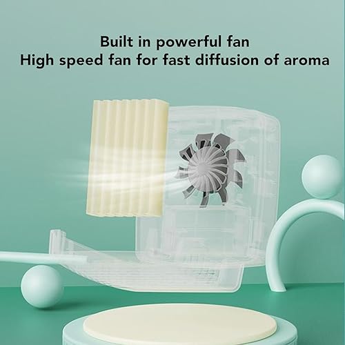 Miniatura 6 de Mini caja de difusor de eliminación de olores potente para ascensor baño sala de estar con instalación de pasta