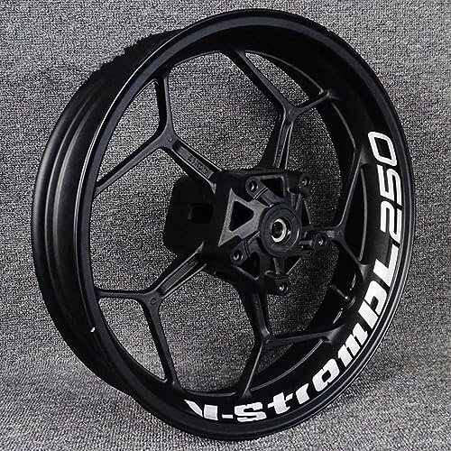 YESKIT Aufkleber Für Motorrad-Refit-Räder, Felgen Und Naben Mit Wasserfesten, Reflektierenden Aufklebern Für Suzuki GSX250R GW250 DL250(Color:1)