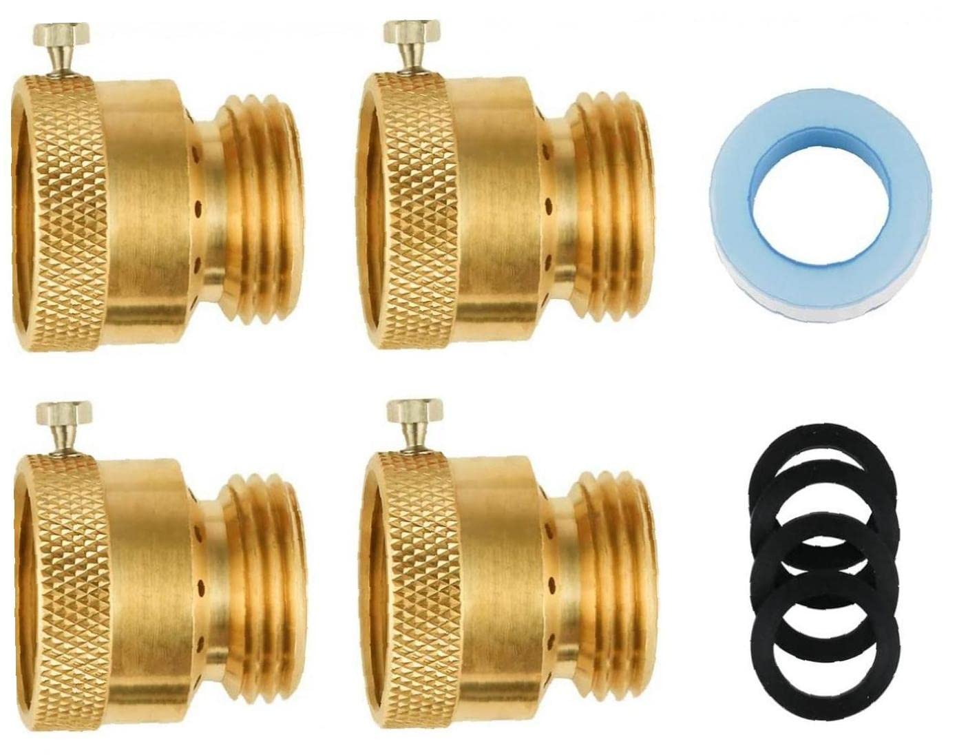 Buy Chainsaw Accessories Anti Siphon, Hose Bib Vacuum Breakers Set, 3/4