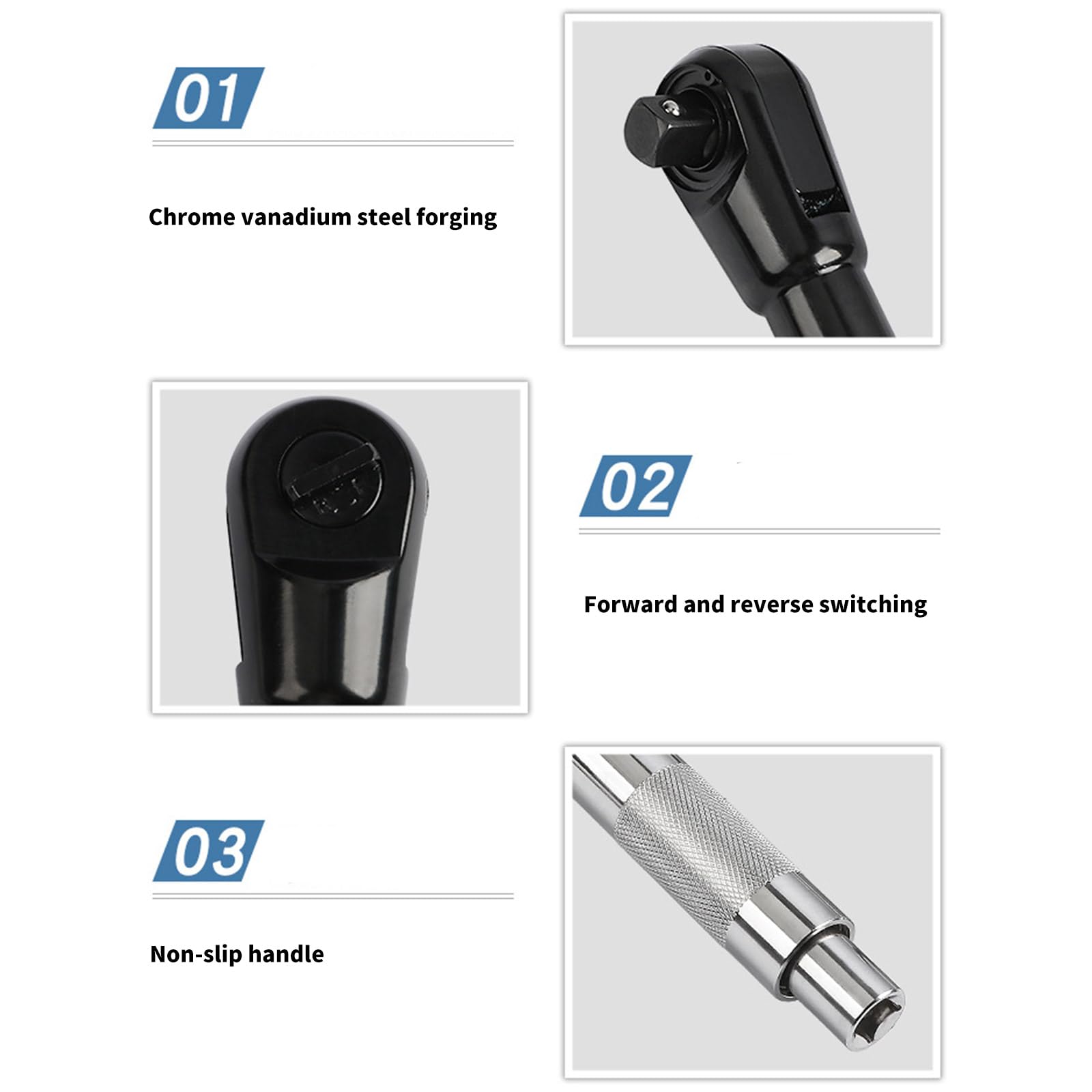1/5.1 cm Heavy Duty Przedłużacz Klucz Grzechotkowy Przedłużenie do Wiertła Adapter Przemysłowe Konserwacja Narzędzia Ręczne Akcesoria Naprawa Motoryzacji Klucz grzechotkowy