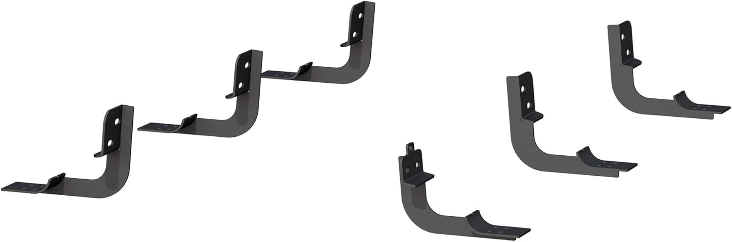 ARIES 4523 Mounting Brackets for 6-Inch Oval Nerf Bars, Sold Separately Black