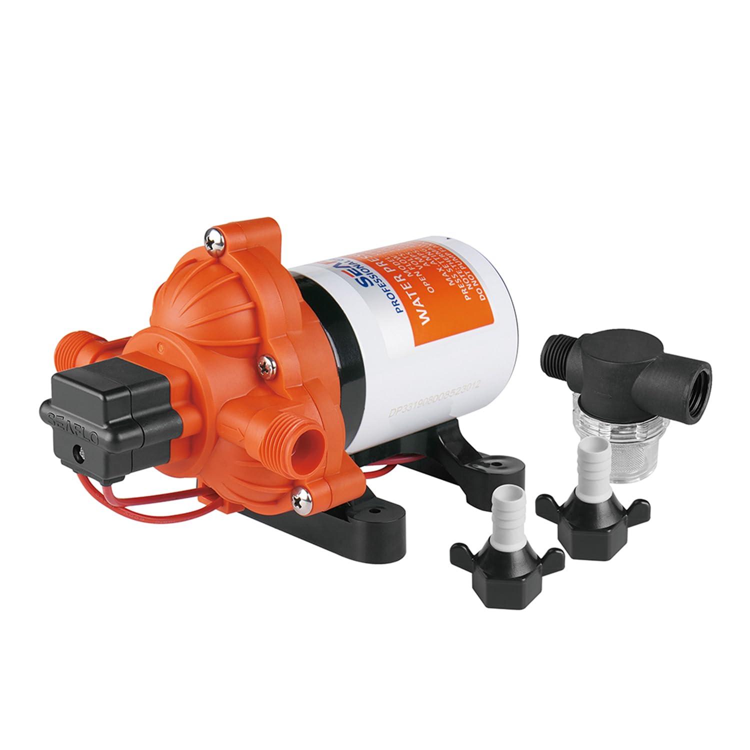 LIGHTEU, Seaflo SFDP2-028-045-33 DC 24V 11.3 LPM 3.1 Bar 33S Self-priming Pressure Pump Diaphragm Pump for Water If Required for Motorhome Camper