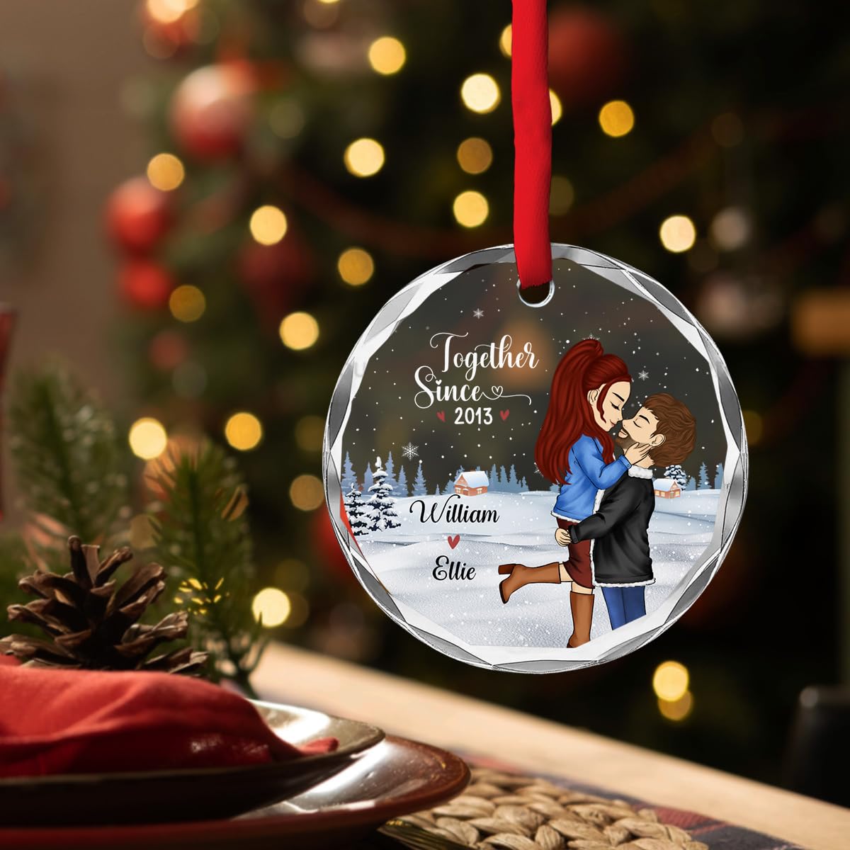 Amazon.com: Wrappiness Our First Christmas Together 2026, Ornament