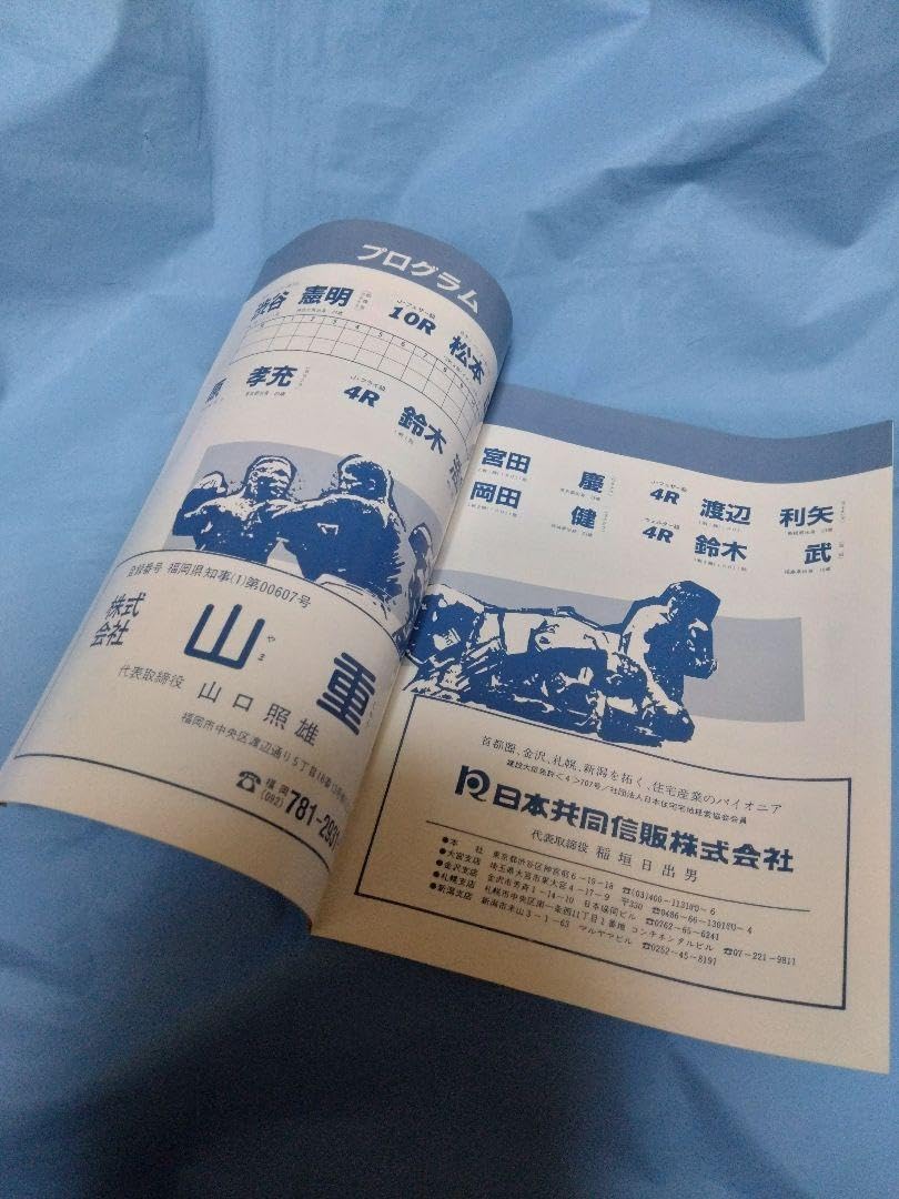 Amazon.co.jp: ボクシング パンフレット 古城賢一郎?赤城武幸 : おもちゃ