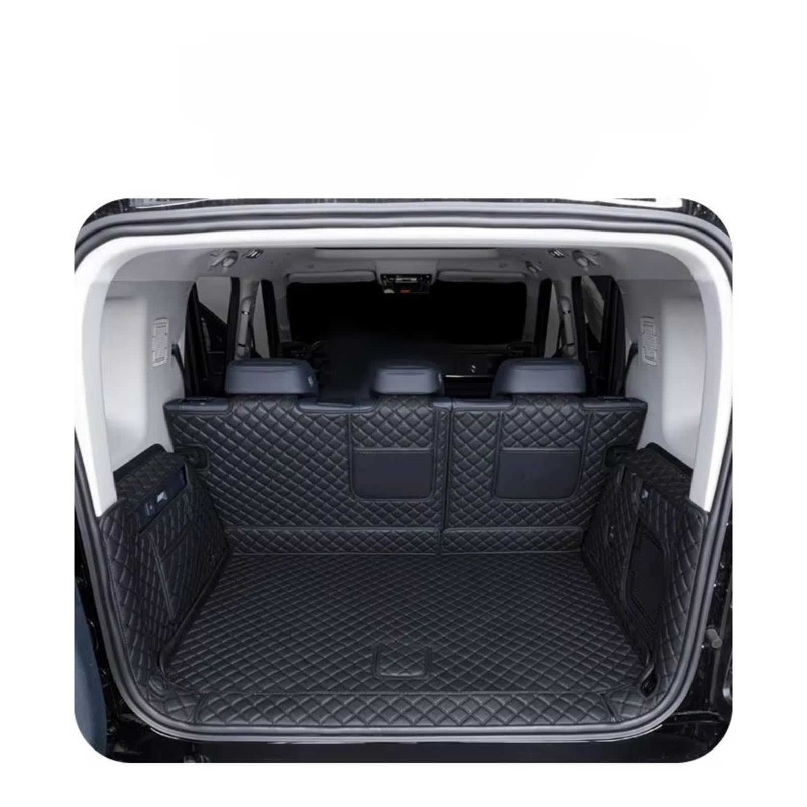 Car Trunk Mat For BYD For Formula For Leopard 5 Trunk Mats Fully Surrounded Cargo Liner Boot Full Coverage Car Interior Accessories Car Boot Liner(B)