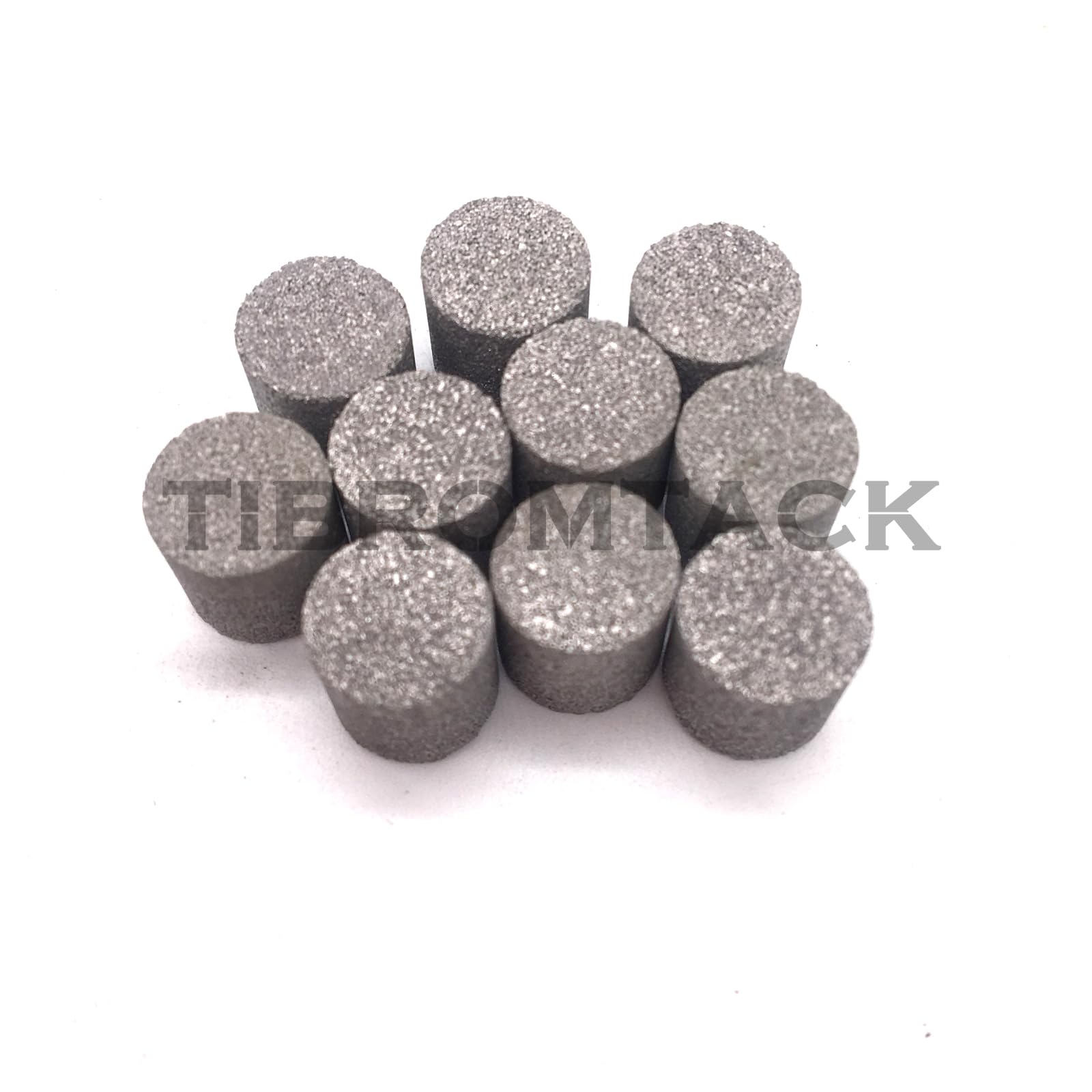 Wysokiej jakości spiekany blok filtracyjny z proszku tytanowego – 10 mm x 10 mm, niestandardowa mikronowa porowata metalowa kolumna filtracyjna
