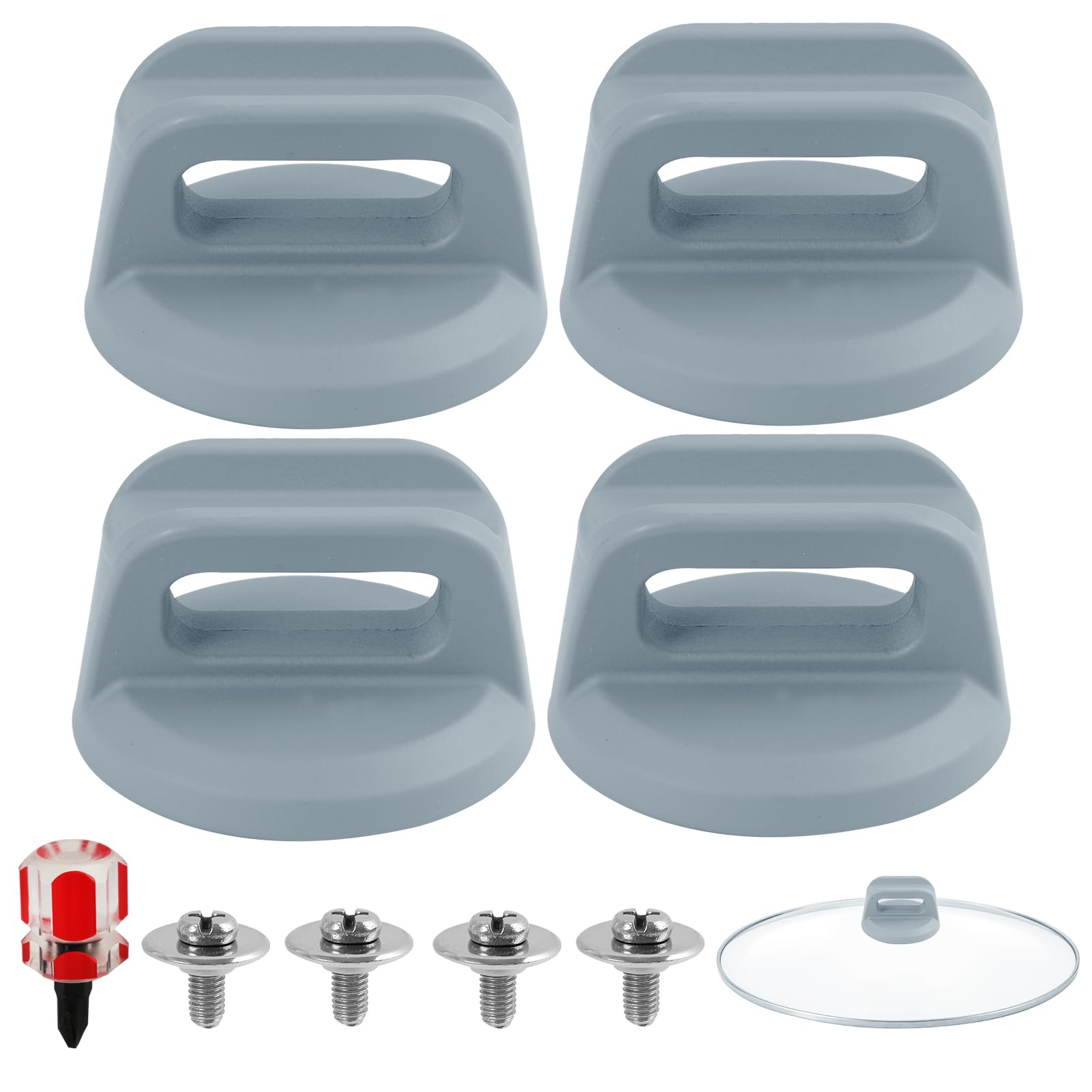 FunWorth Pan Lid Knob, 4 Pack Universal Cookware Lid Handle, Heat Resistant