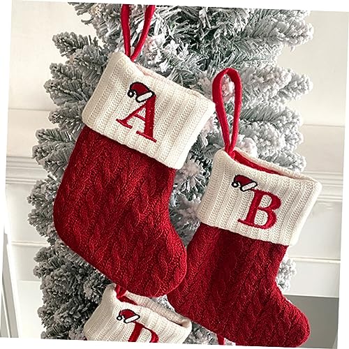 Pochette pour de Noël en tricot pour cadeaux et sapin - 6