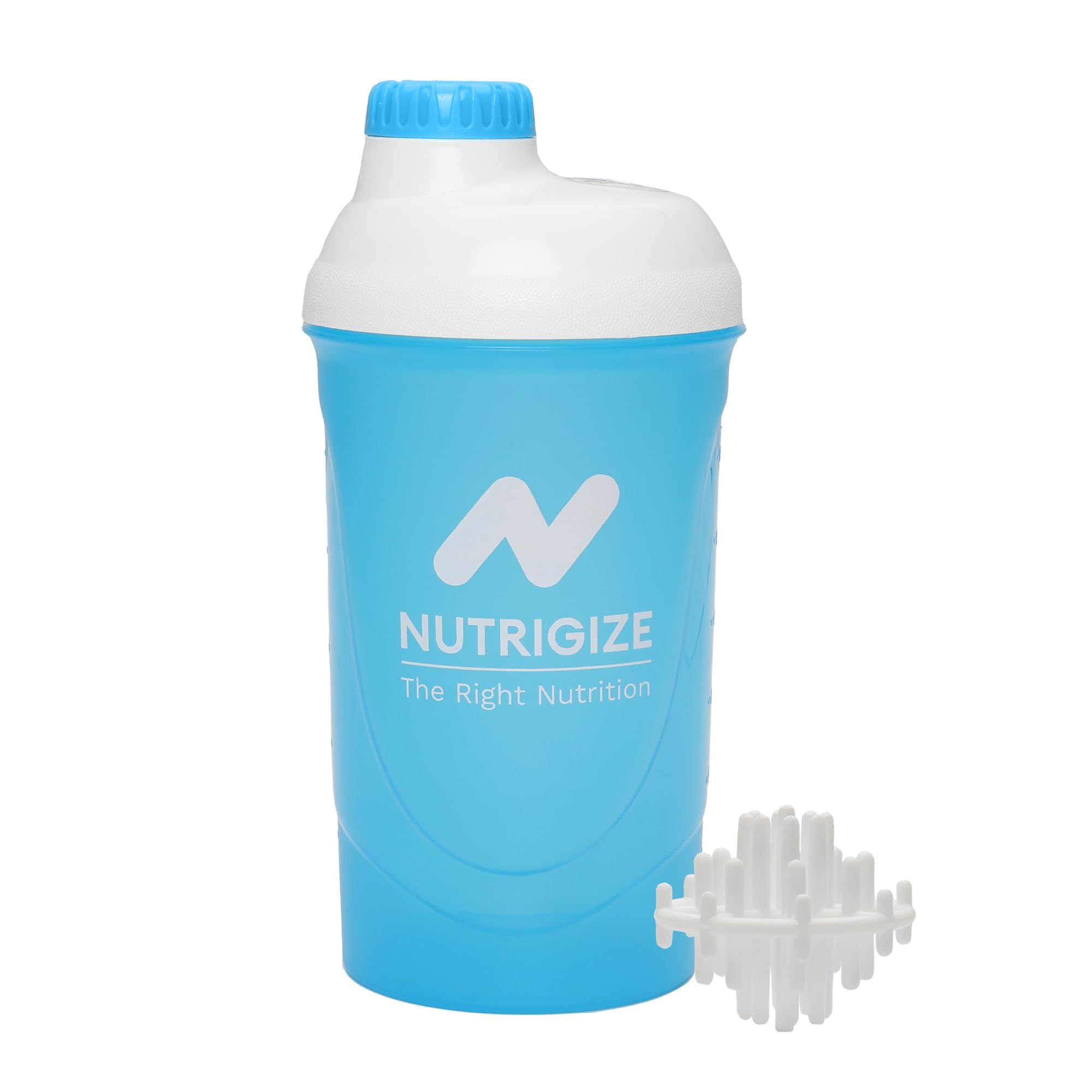 Screw cap Leakproof Protein Shaker, 600 ml (Blue)-image-31
