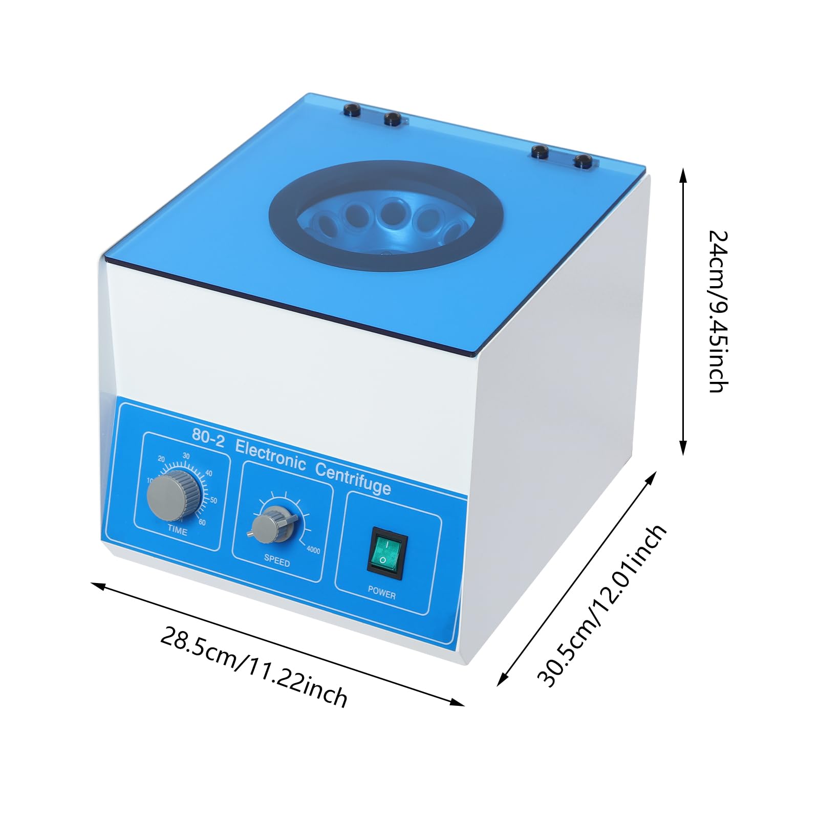 Laboratorio PRP Centrifuga da tavolo, 12 x 20 ml, 4000 giri/min, per centrifuga da 20 ml, centrifuga elettrica da 220 V
