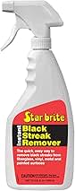 STAR BRITE Black Stain Remover Spray - Instant Black Streak Eliminator for Boats, RVs, Campers, and More - Safe for Fiberglass, Metal, Plastic, and Painted Surfaces - 22 OZ (071622P)