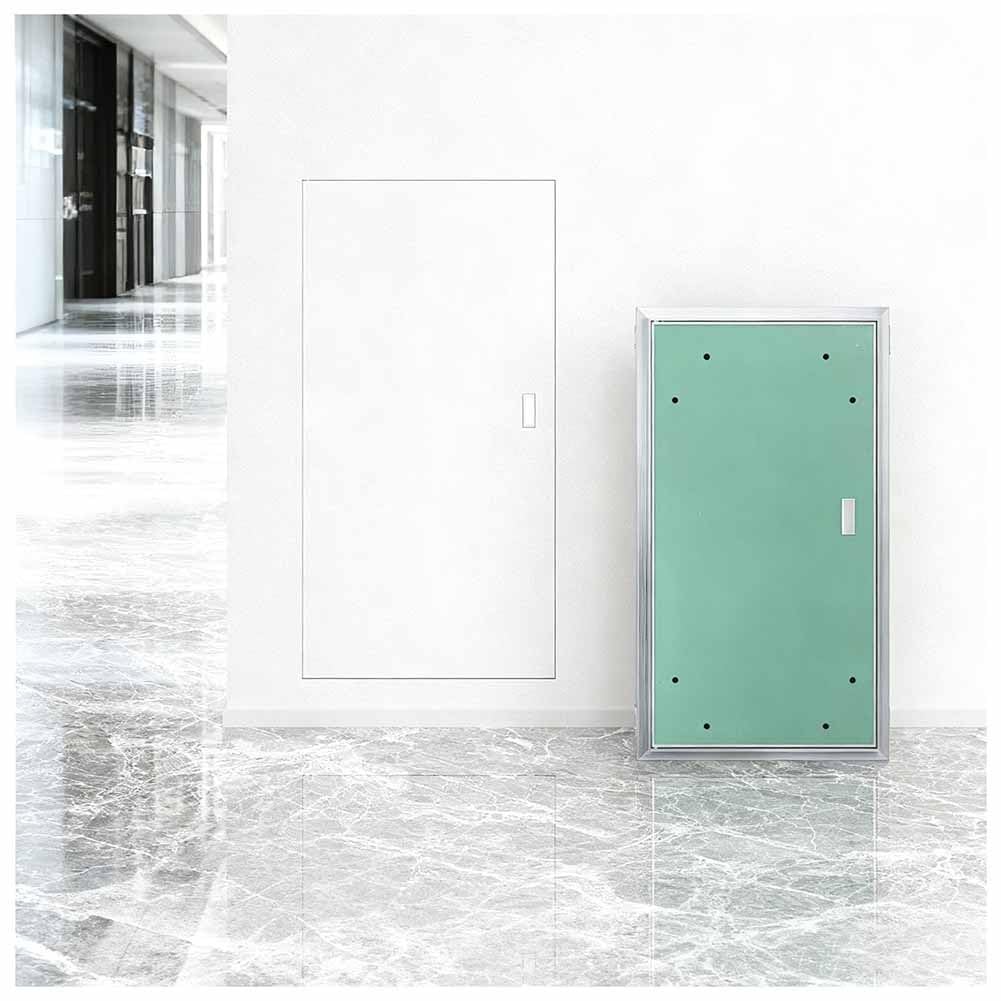 Aluminium Frame Plasterboard Access Panel – 80x120 cm Inspection Hatch Tile Access Fuse Box Cover Ceiling & Loft Hatch with Removable Door