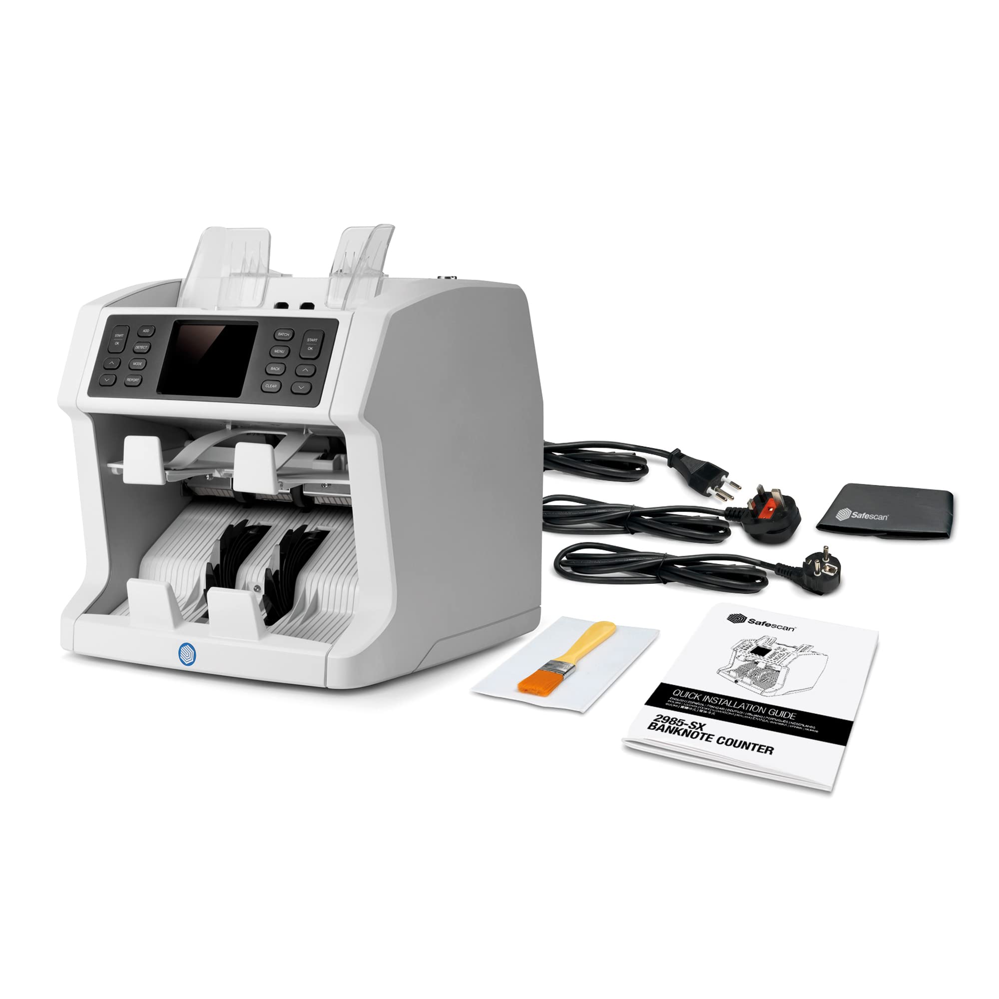 Safescan 2985-SX - 2.0 Avanzato contabanconote miste con valore a doppia tasca