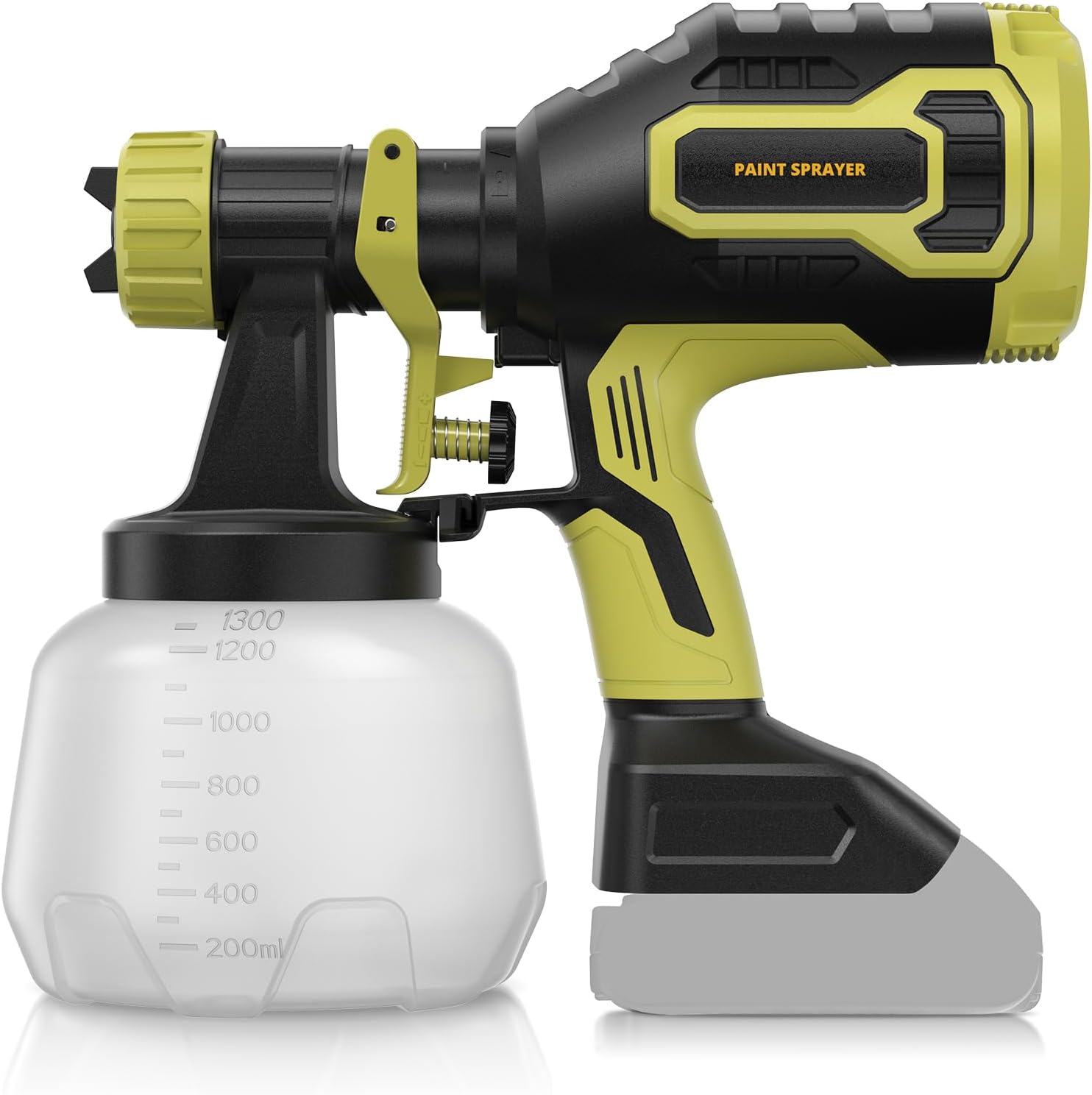 Brushless Cordless Paint Sprayer Compatible with Dewalt 20V Battery(Battery Not Included)