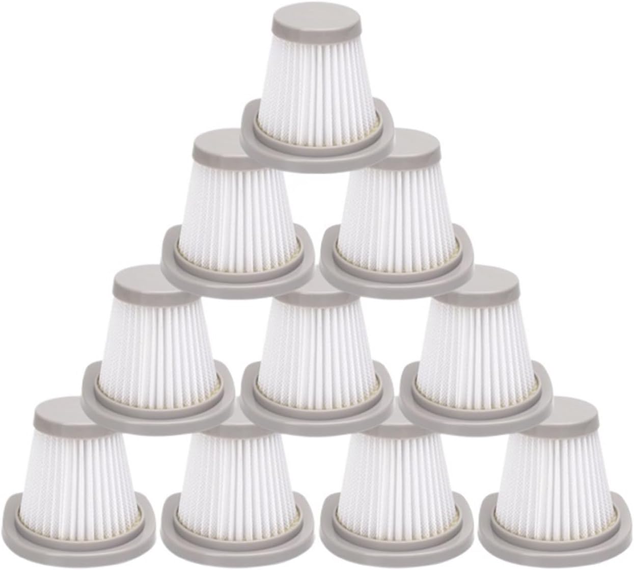 Handheld Vacuum Cleaner Accessories Vacuum Cleaner Sweeper Replace for Home Filter Replacement Filter Compatible for Midea SC861 SC861A(10pc)