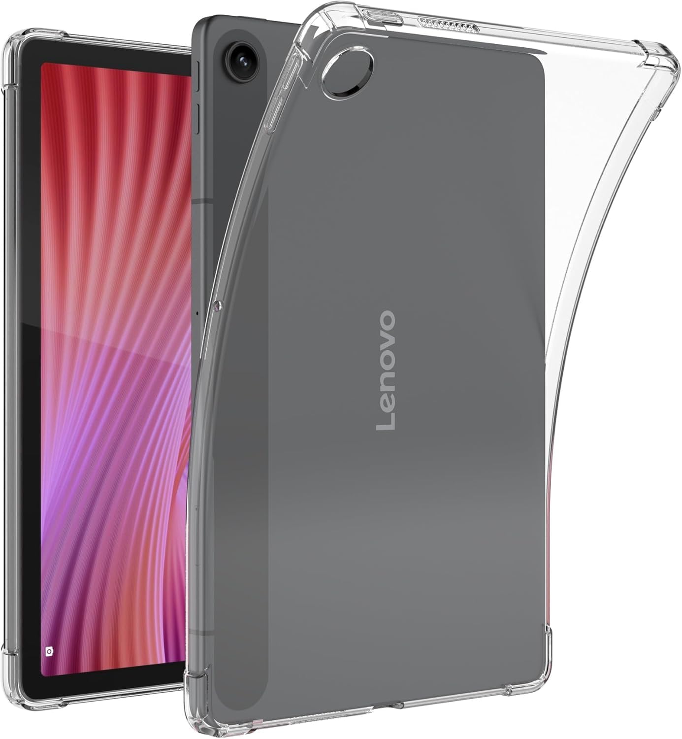 Lenovo Tab TB311FU + クリアケース M.G.R.J® Ultra Clear Soft & Flexible Transparent Back Case Cover