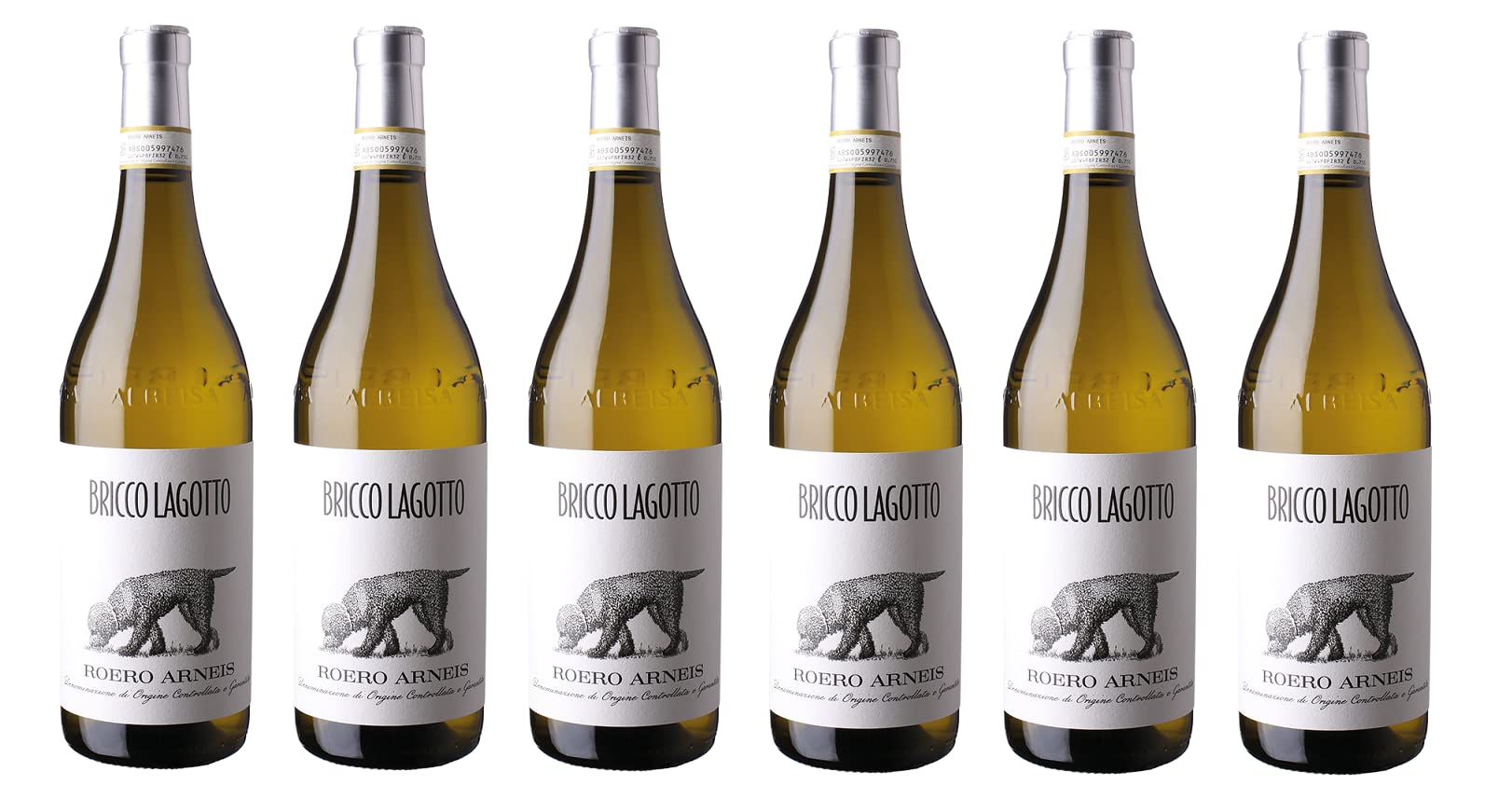 6x 0,75l - 2025er - Bricco Lagotto - Roero Arneis D.O.C.G. - Piemonte - Italien - Weißwein trocken